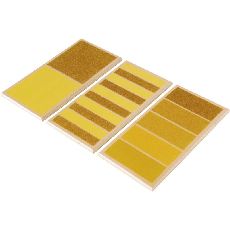 Montessori Tastbretter rau-glatt 3 Stück Montessori Tastbretter rau-glatt 3 Stück