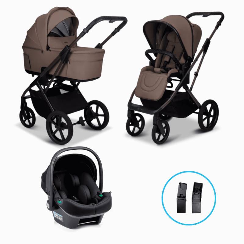 Moon CIAO Fold 3in1 Set Greige inkl. Babyschale LOLA Moon CIAO Fold 3in1 Set Greige inkl. Babyschale LOLA