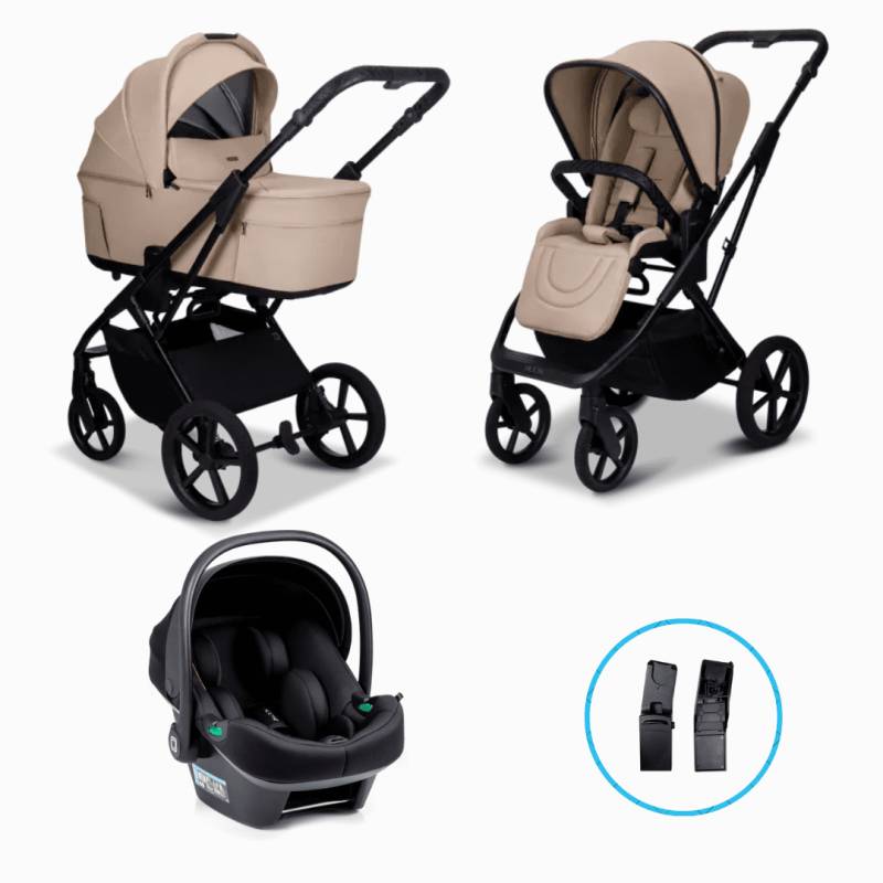 Moon CIAO Fold 3in1 Set Sand inkl. Babyschale LOLA Moon CIAO Fold 3in1 Set Sand inkl. Babyschale LOLA