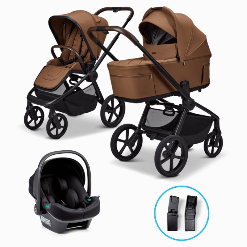 Moon RESEA Fold 3in1 Set Cognac inkl. Babyschale LOLA Moon RESEA Fold 3in1 Set Cognac inkl. Babyschale LOLA