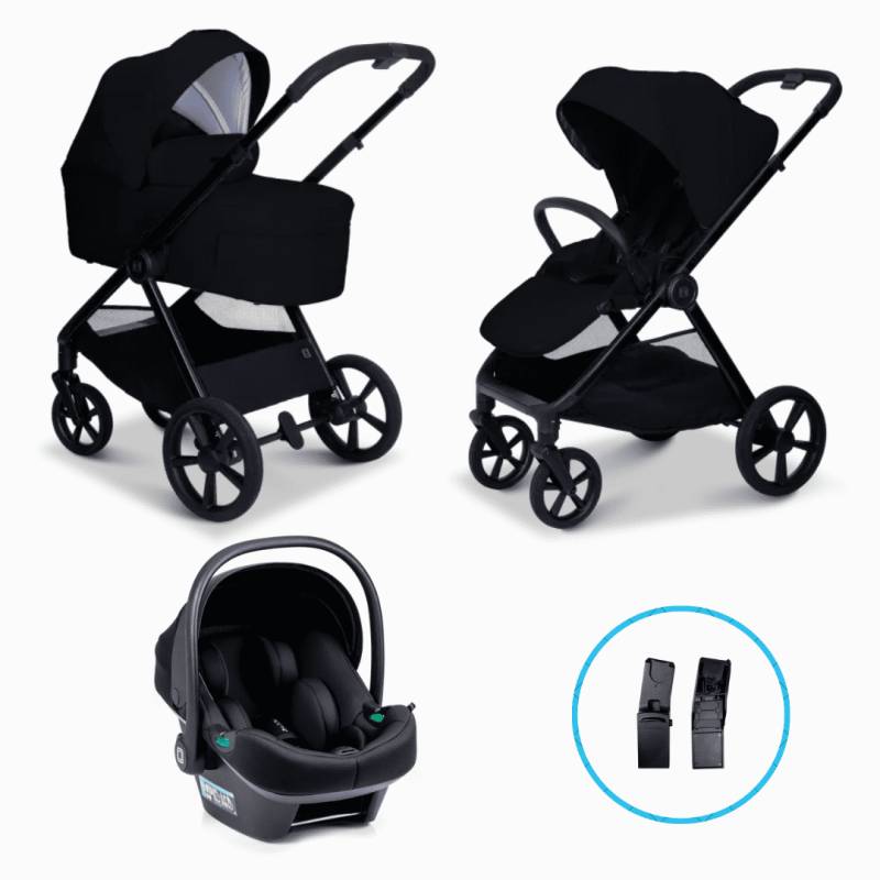 Moon STYLO 6in1 Kombikinderwagen-Set Onyx inkl. Babyschale LOLA,Wickelrucksack, Regenverdeck und Adaptern Moon STYLO 6in1 Kombikinderwagen-Set Onyx inkl. Babyschale LOLA,Wickelrucksack, Regenverdeck und Adaptern
