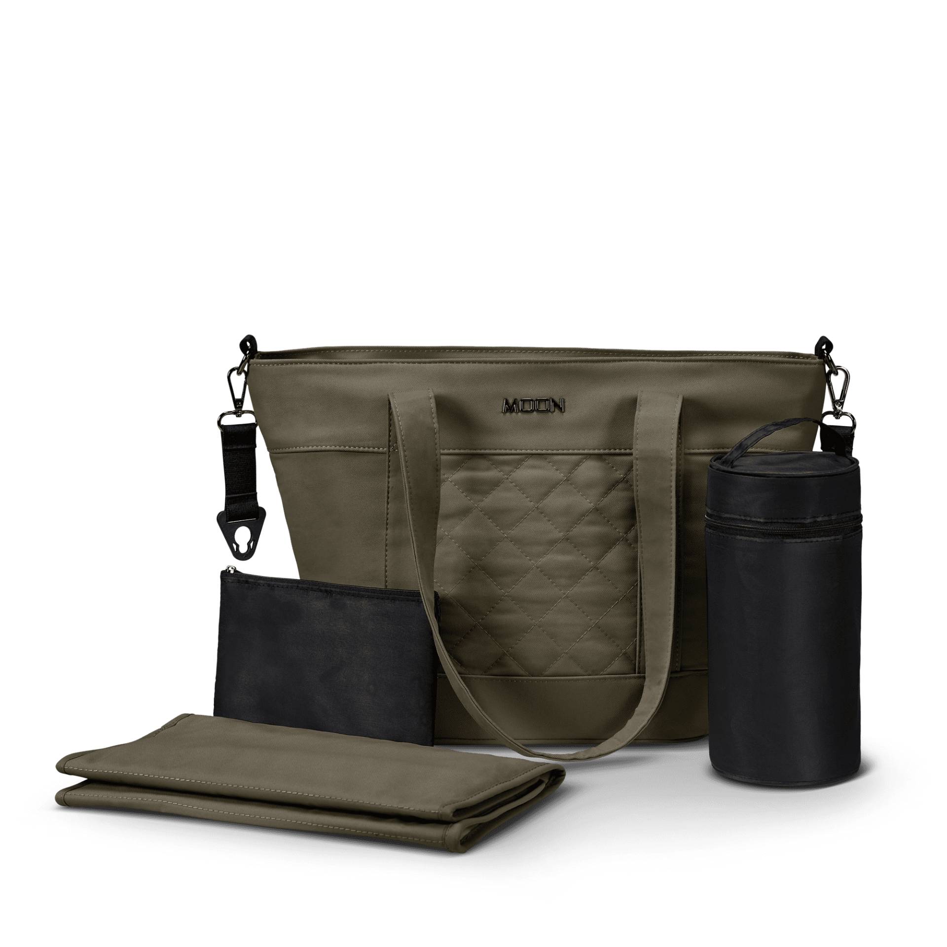 Moon V-Shape Bag Moss - Wickeltasche