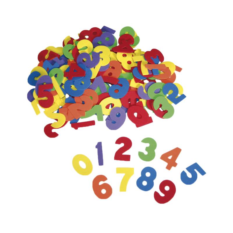 Moosgummi Zahlen groß Moosgummi Zahlen groß