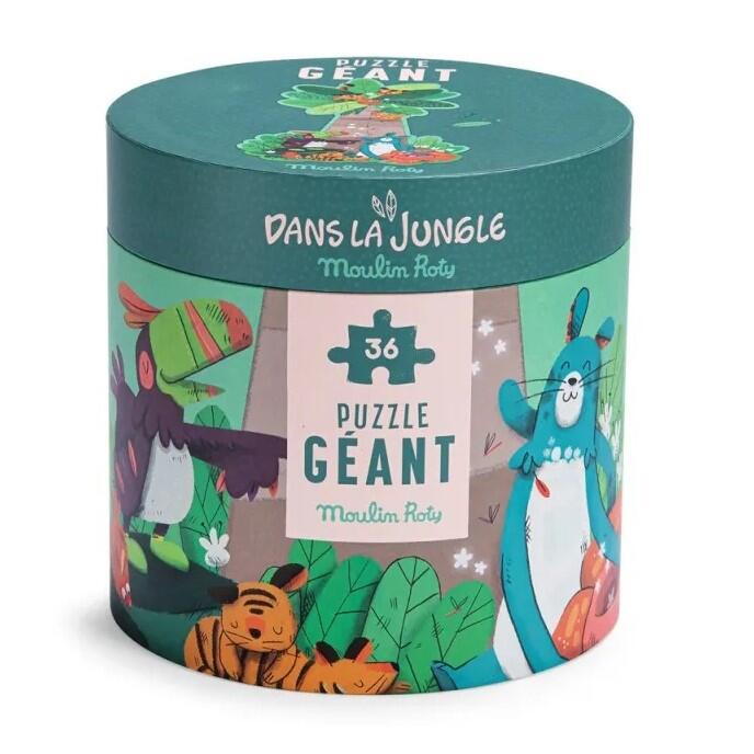 Moulin Roty - Puzzle 36 / Dschungle / Bodenpuzzle