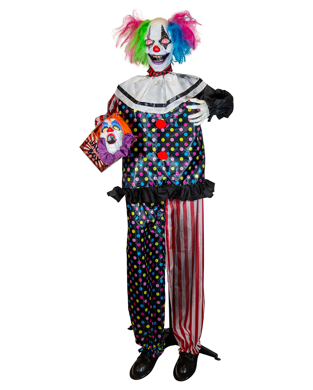 Mr. Smiles Horrorclown Animatronic mit Jump-Scare 172cm