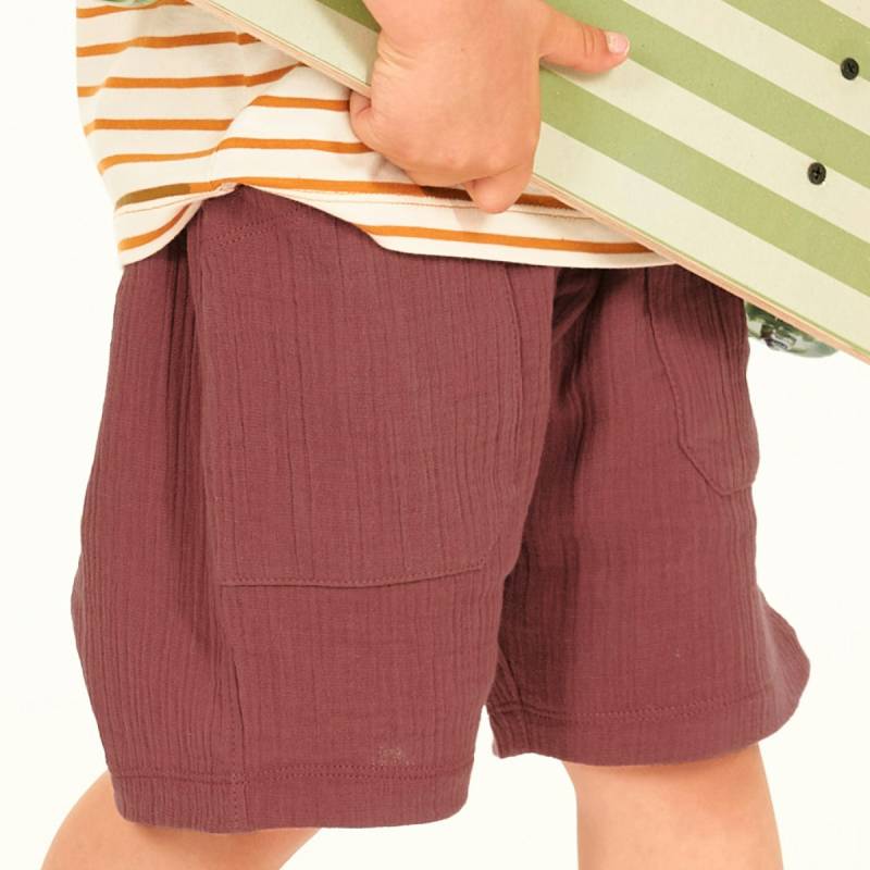 Musselin Kinder Shorts luftig altrosa 110/116 Musselin Kinder Shorts luftig altrosa 110/116