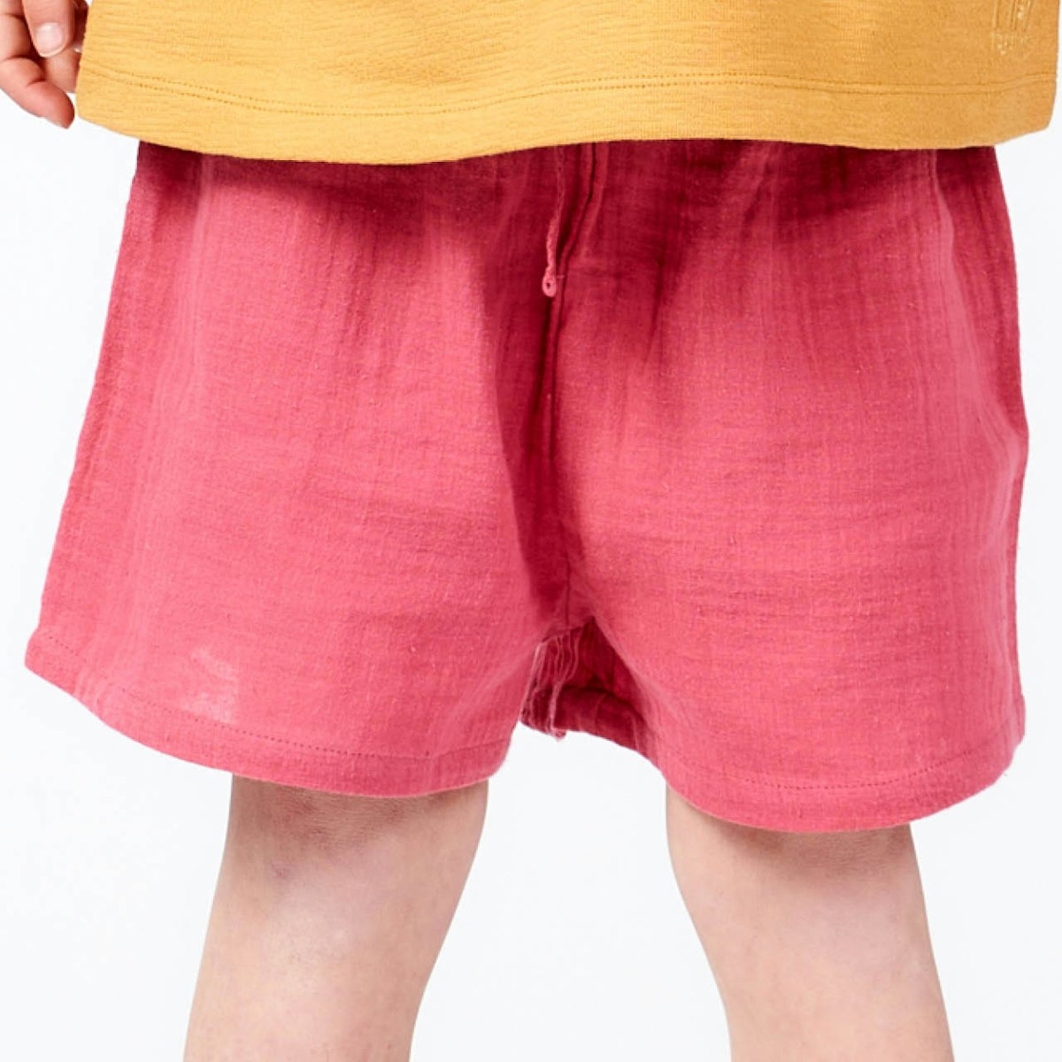 Musselin Kinder Shorts luftig beere 128