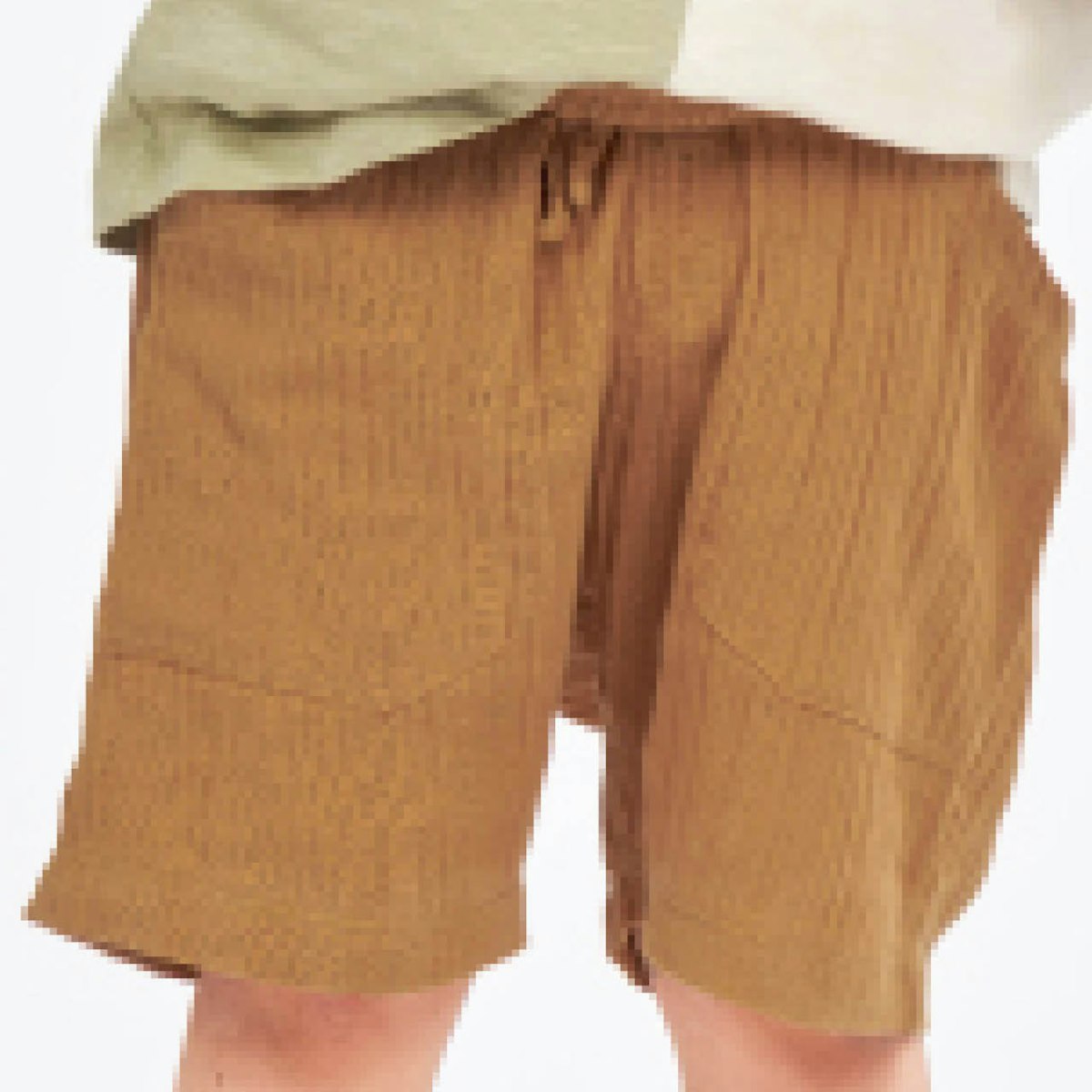 Musselin Kinder Shorts luftig karamell 110/116