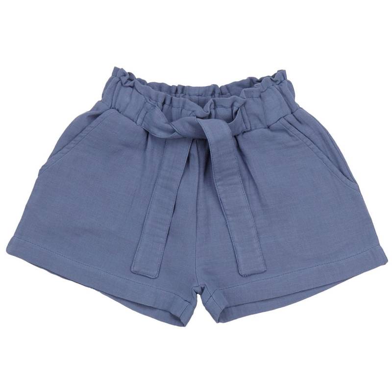 Musselin Shorts zum Binden blau 110