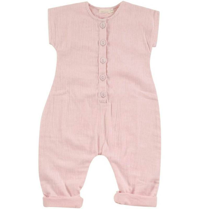 Musselin Sommer Jumpsuit rosa 116 Musselin Sommer Jumpsuit rosa 116