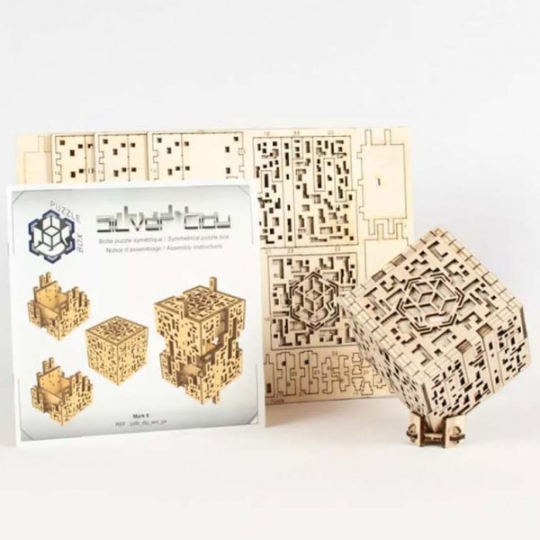 NKD Puzzle Silver City Puzzle Box Bausatz NKD Puzzle Silver City Puzzle Box Bausatz