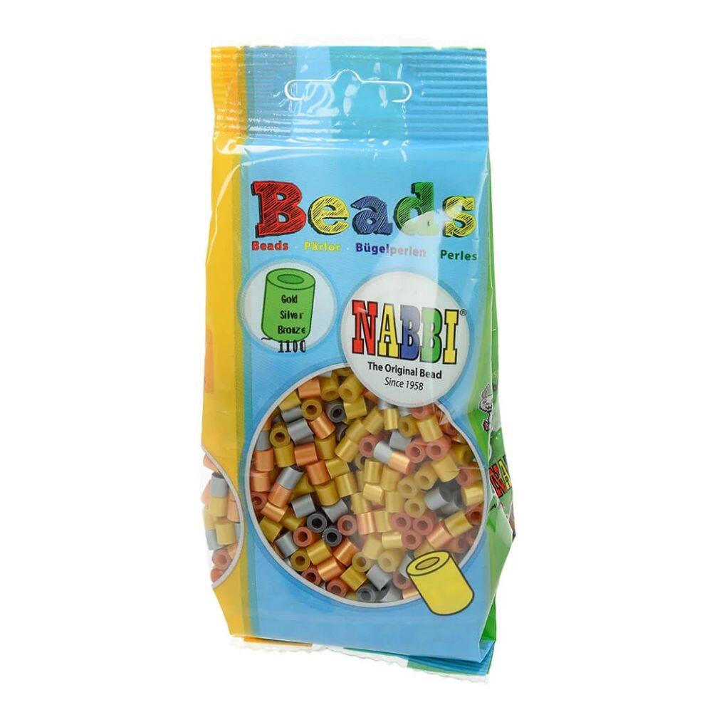 Nabbi - Nabbi Beads Bügelperlen Gold, Silber, Bronze 1100