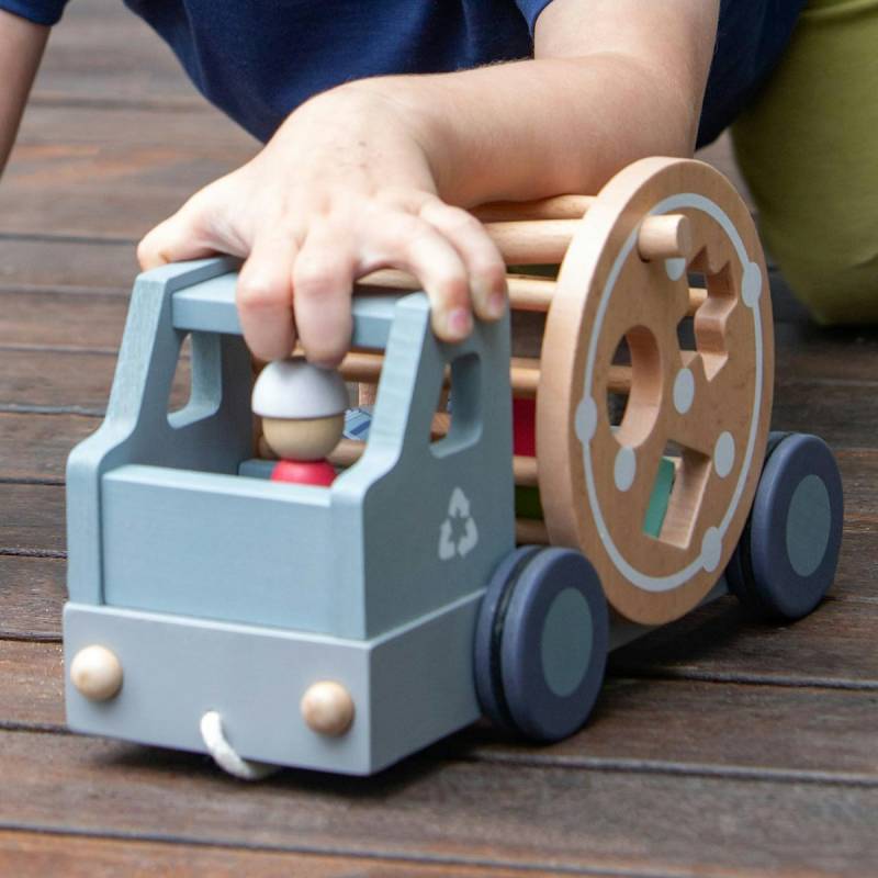 Nachzieh Müllauto Steckspiel ab 1 Jahr