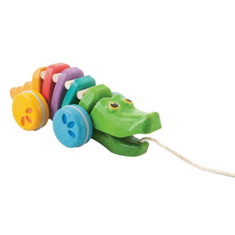 Nachziehtier bunter Alligator Nachziehtier bunter Alligator