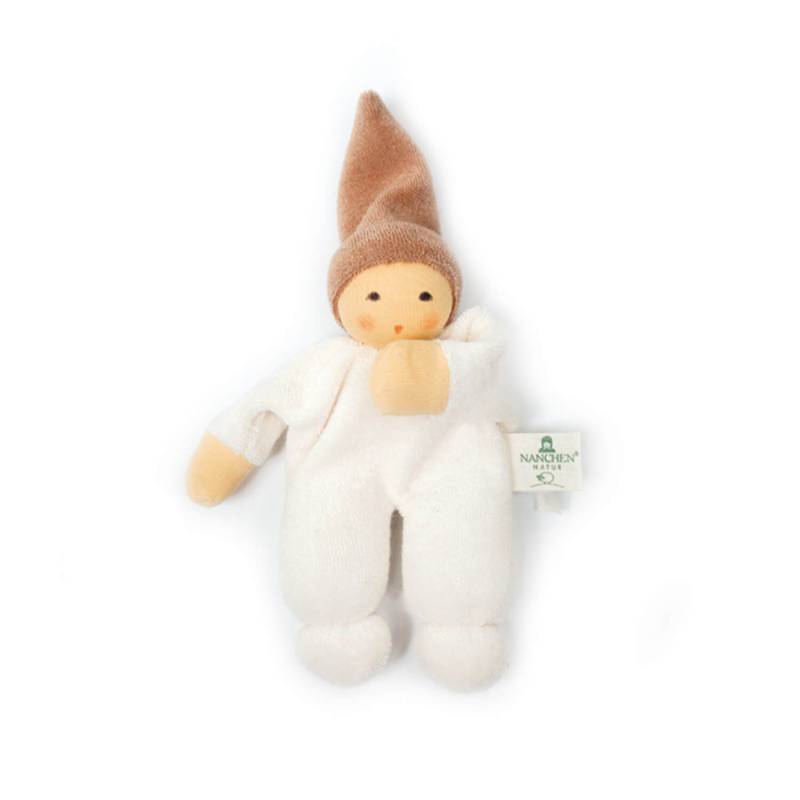 Nanchen - Nucki beige Puppe Wichtel Stoffpuppe