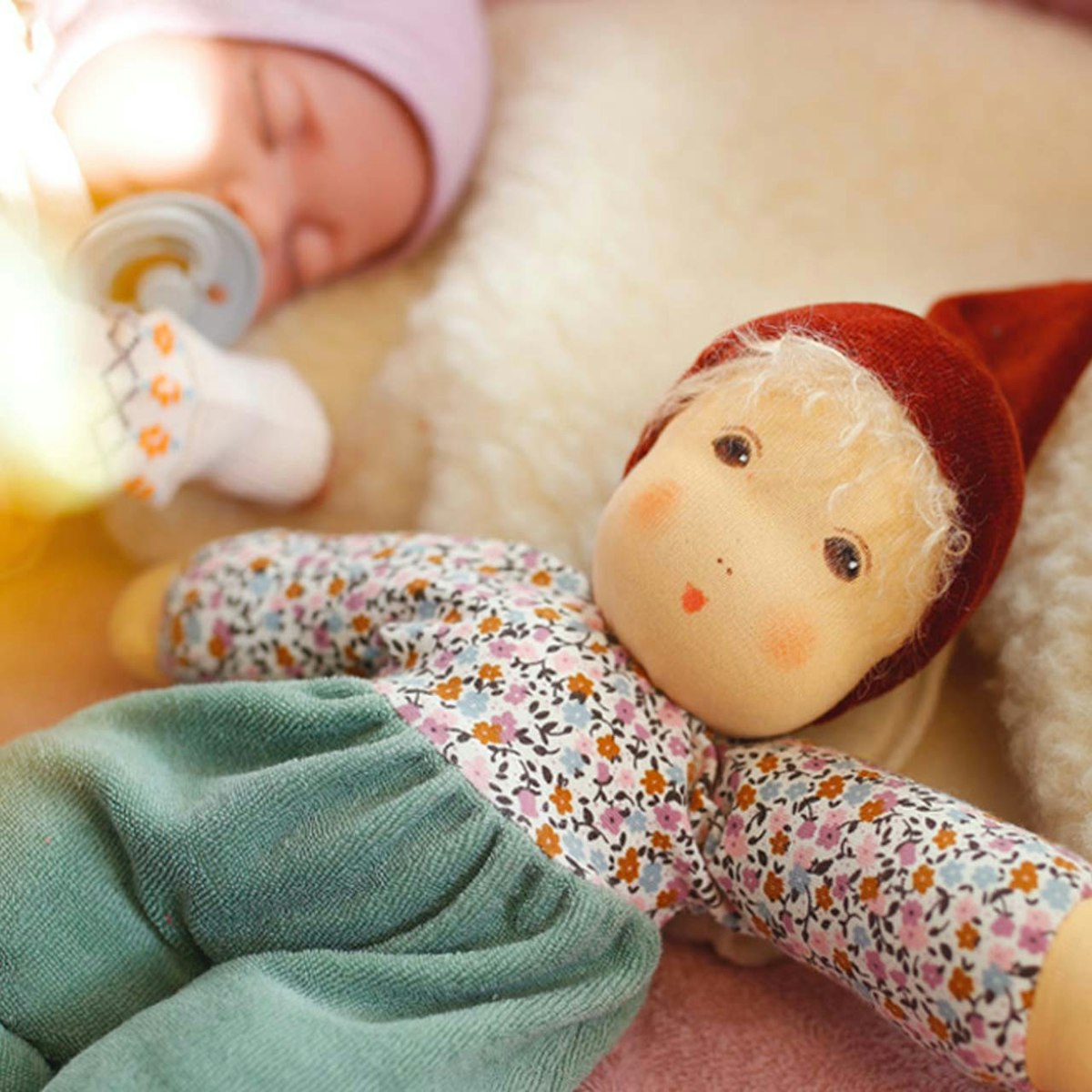 Nanchen Waldkind Puppe – salbei