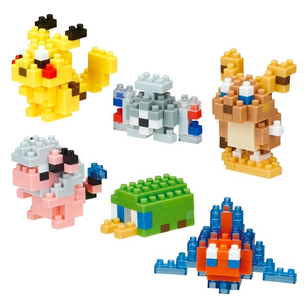 Nanoblock: Pokemon Electric Mininano 6 Figuren Nanoblock: Pokemon Electric Mininano 6 Figuren