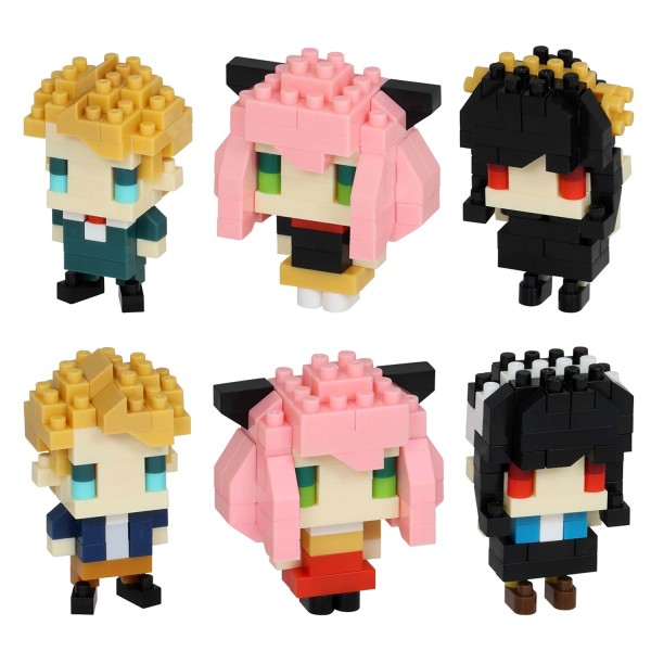 Nanoblock: Spy x Family Mininano (6 Figuren)