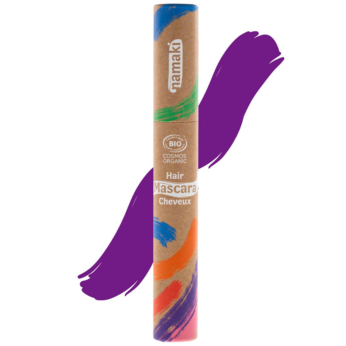 Natürliche Haarmascara für Strähnchen in Violett