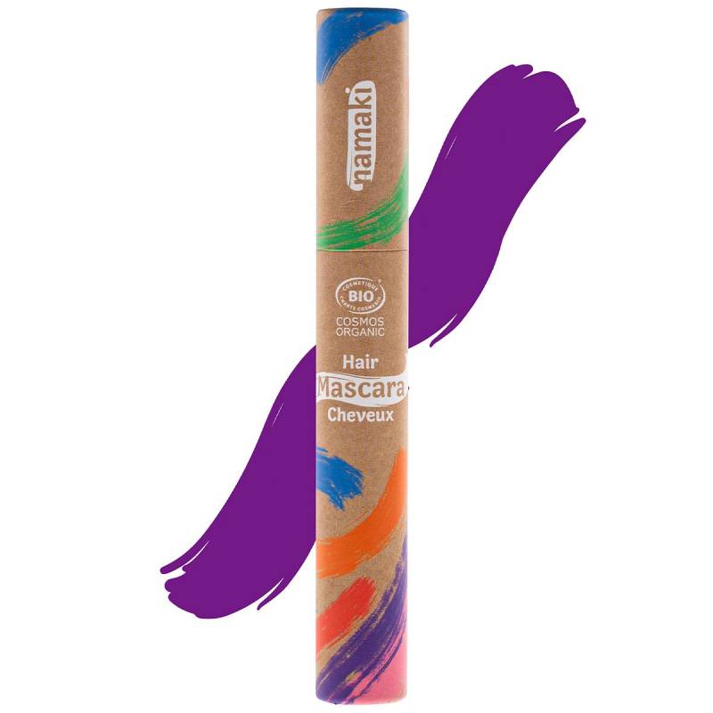 Natürliche Haarmascara für Strähnchen in Violett Natürliche Haarmascara für Strähnchen in Violett
