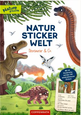 Natur-Stickerwelt: Dinosaurier und Co. (Nature Zoom)