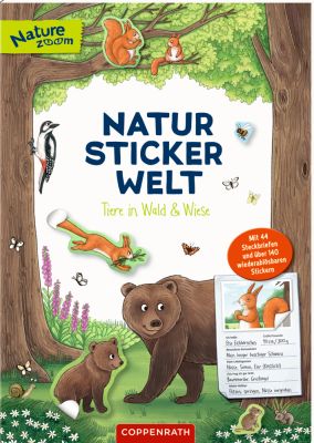 Natur-Stickerwelt: Tiere in Wald und Wiese (Nature Zoom)