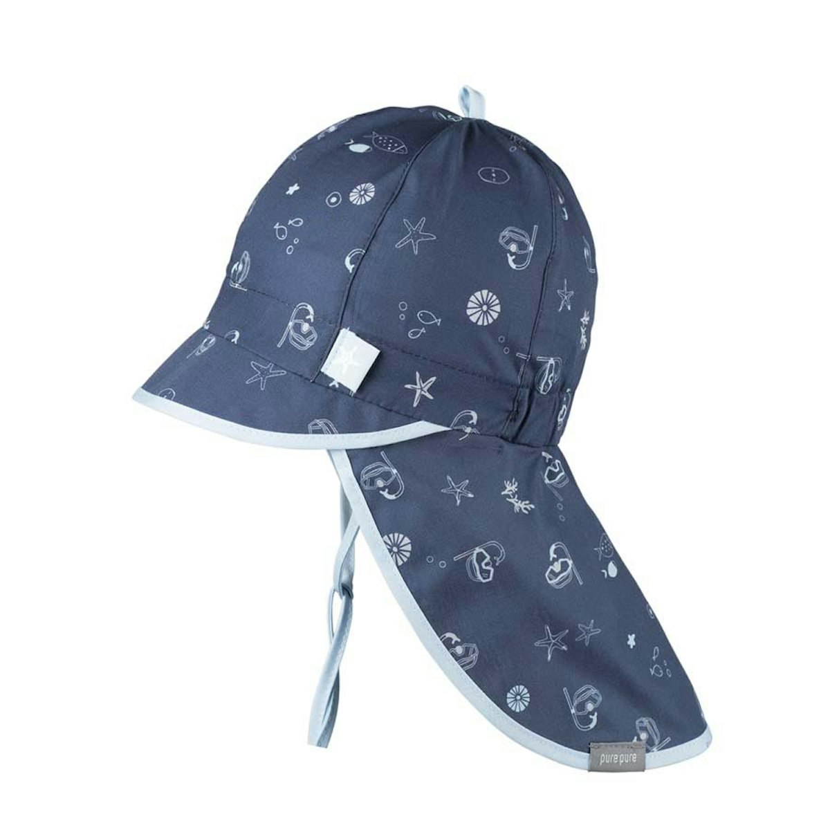 Navy Schirmmütze Nackenschutz 45/47
