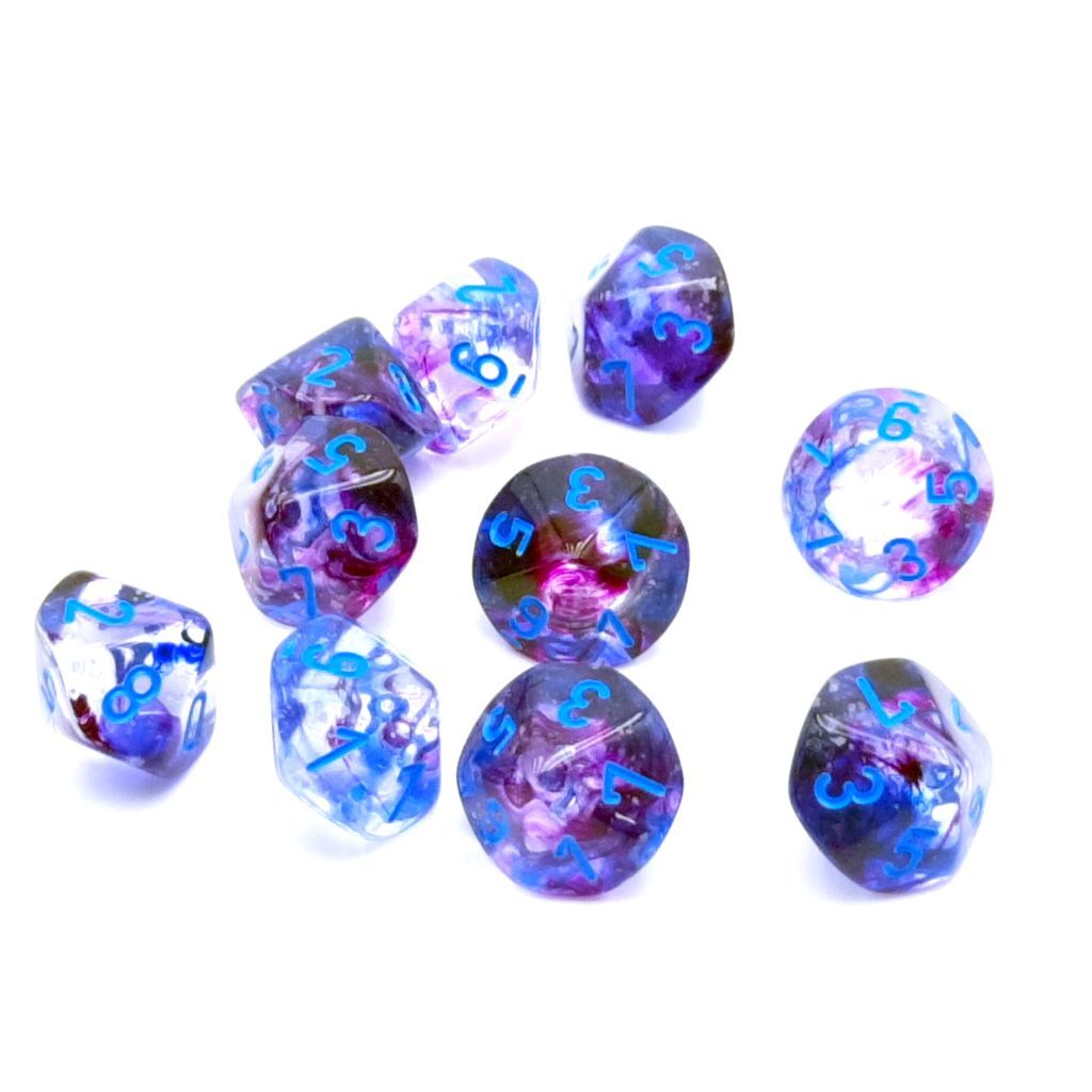 Nebula Nocturnal blue D10 set (10 St.)