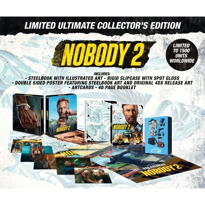 Nobody 2: Ultimate Collector's Edition 4K UHD & Blu-Ray SteelBook Nobody 2: Ultimate Collector's Edition 4K UHD & Blu-Ray SteelBook
