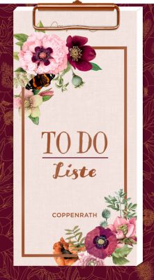 Notizblock: TO-DO-Liste Blütenzauber - M. Bastin