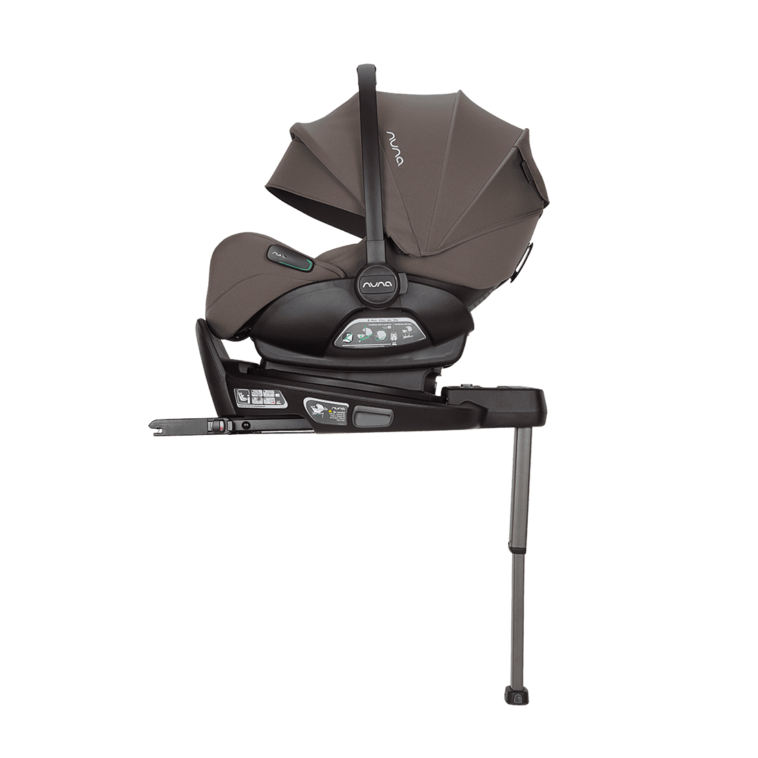 Nuna ARRA flex i-Size Babyschale Chestnut inkl. Isofix-Basis NEXT inkl. GRATIS Zubehör