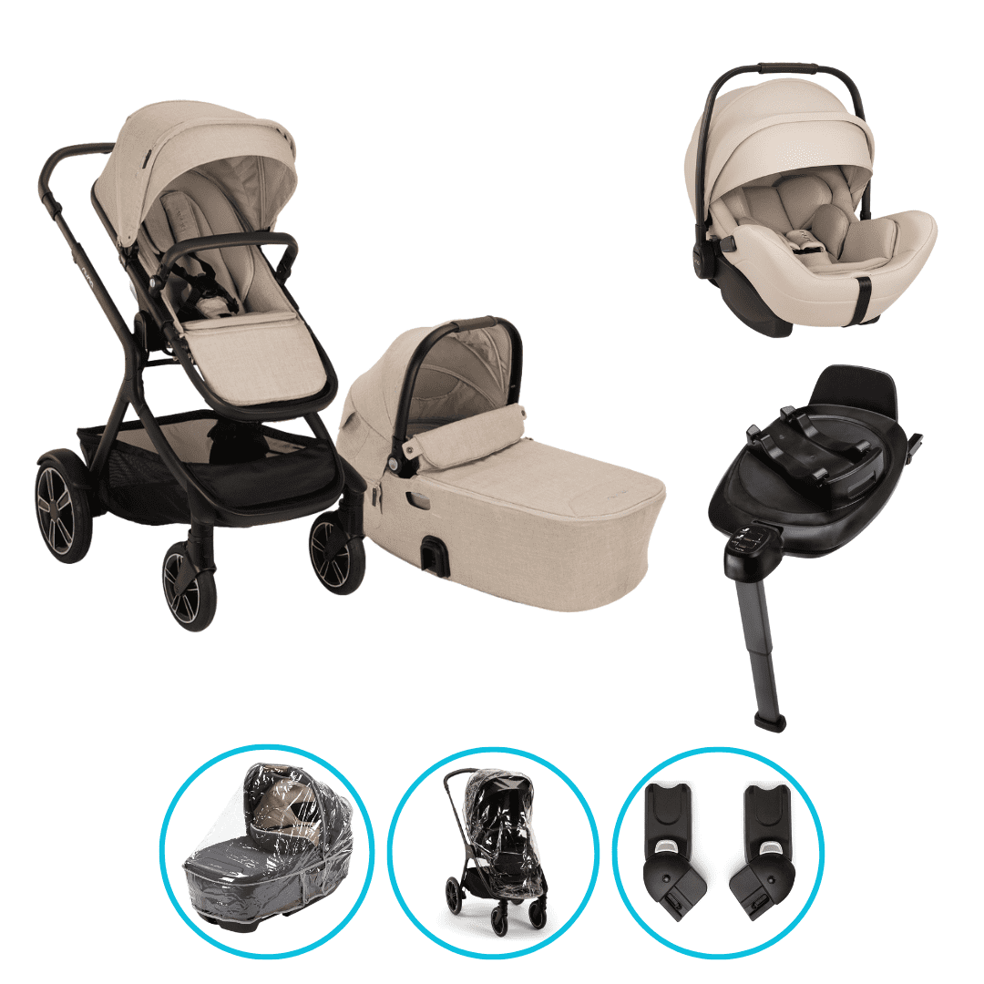 Nuna DEMI Next 4in1 Kinderwagen Set Biscotti inkl. Arra Flex Biscotti und Base Next