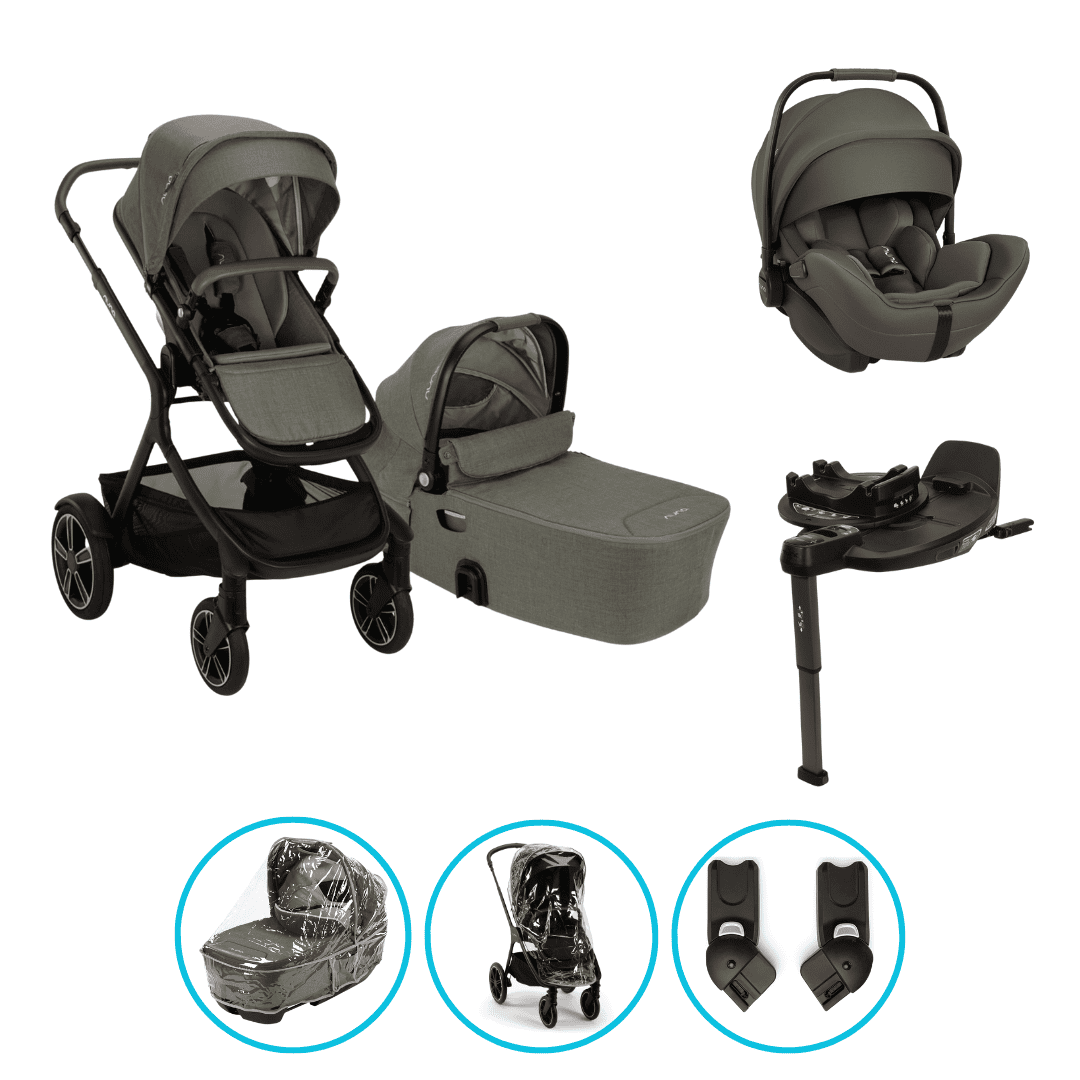 Nuna DEMI Next 4in1 Kinderwagen Set Pine inkl. Arra Flex Pine und Base Curv