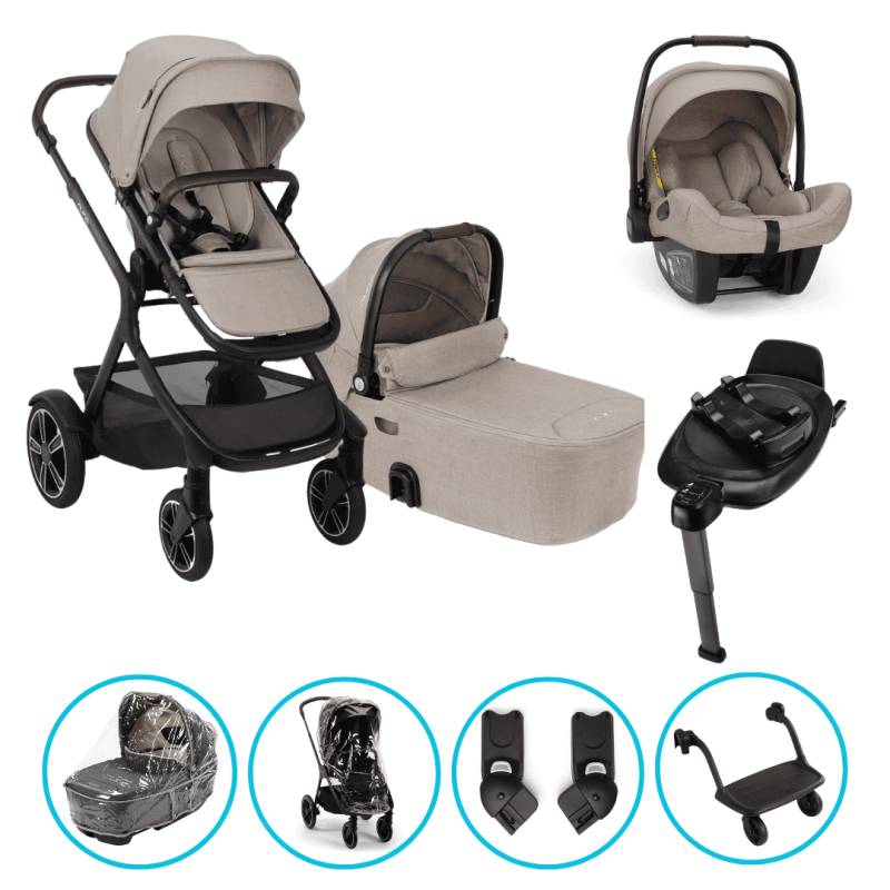 Nuna DEMI Next 8in1 Kinderwagen Set Chateau inkl. Pipa Next Chateau, Base Next und Riderboard Nuna DEMI Next 8in1 Kinderwagen Set Chateau inkl. Pipa Next Chateau, Base Next und Riderboard