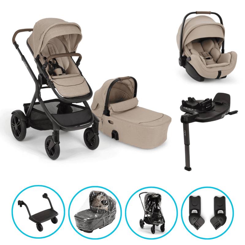 Nuna DEMI Next 8in1 Kinderwagen Set Cosmopolitan inkl. Arra Flex Cosmopolitan, Base Curv und Rider Board Nuna DEMI Next 8in1 Kinderwagen Set Cosmopolitan inkl. Arra Flex Cosmopolitan, Base Curv und Rider Board