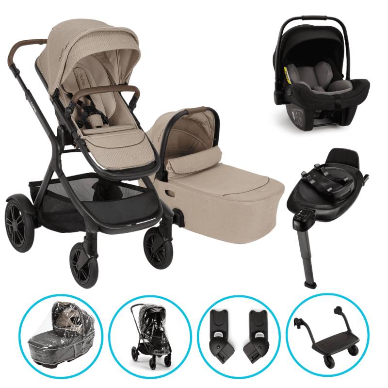 Nuna DEMI Next 8in1 Kinderwagen Set Cosmopolitan inkl. Pipa Next Caviar-Cocolate, Base Next und Riderboard Nuna DEMI Next 8in1 Kinderwagen Set Cosmopolitan inkl. Pipa Next Caviar-Cocolate, Base Next und Riderboard