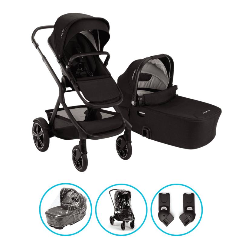 Nuna DEMI next 6in1 Kinderwagen Caviar inkl. gratis Zubehör Nuna DEMI next 6in1 Kinderwagen Caviar inkl. gratis Zubehör