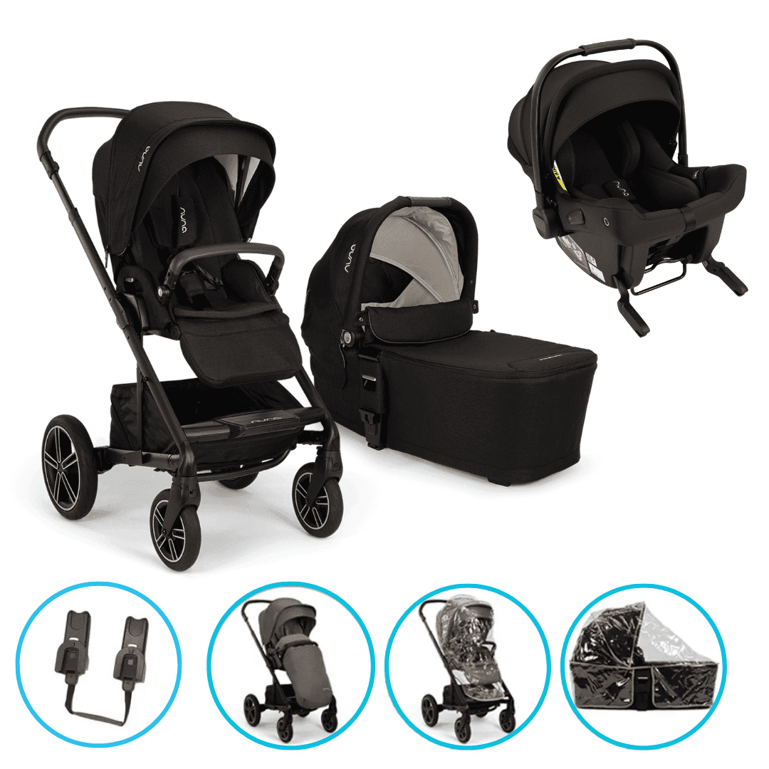 Nuna MIXX next 7in1 Kinderwagen Set Caviar inkl. Pipa Urbn Caviar-Chocolate und gratis Zubehör Nuna MIXX next 7in1 Kinderwagen Set Caviar inkl. Pipa Urbn Caviar-Chocolate und gratis Zubehör