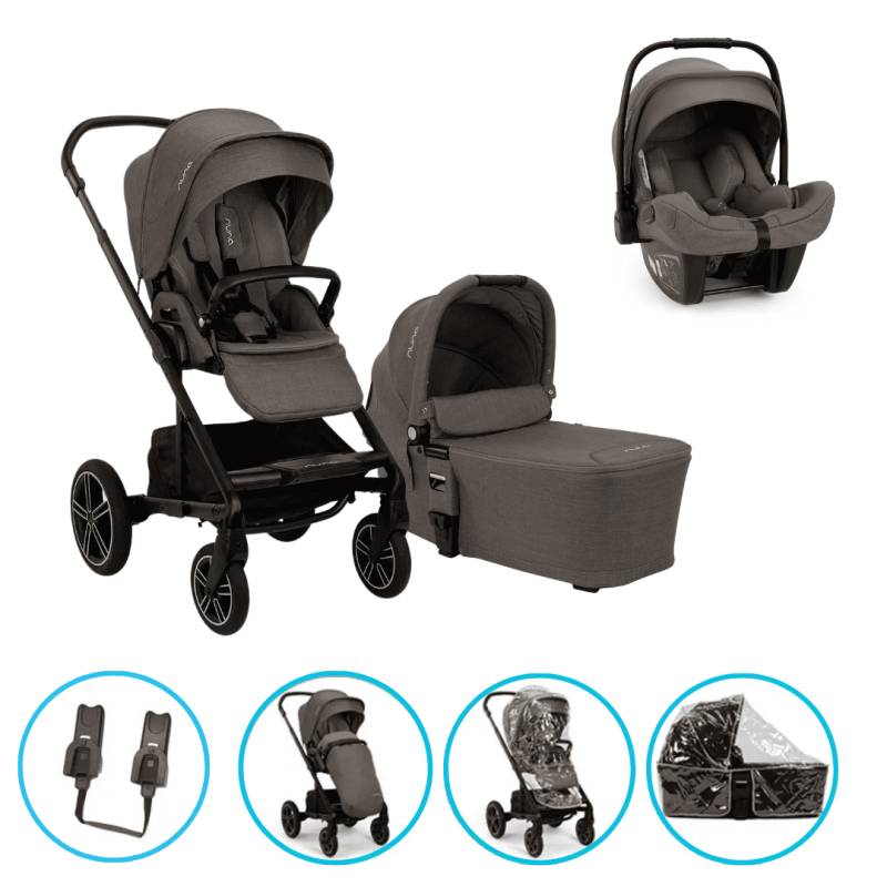 Nuna MIXX next 7in1 Kinderwagen Set Thunder inkl. Pipa Next Thunder und gratis Zubehör Nuna MIXX next 7in1 Kinderwagen Set Thunder inkl. Pipa Next Thunder und gratis Zubehör