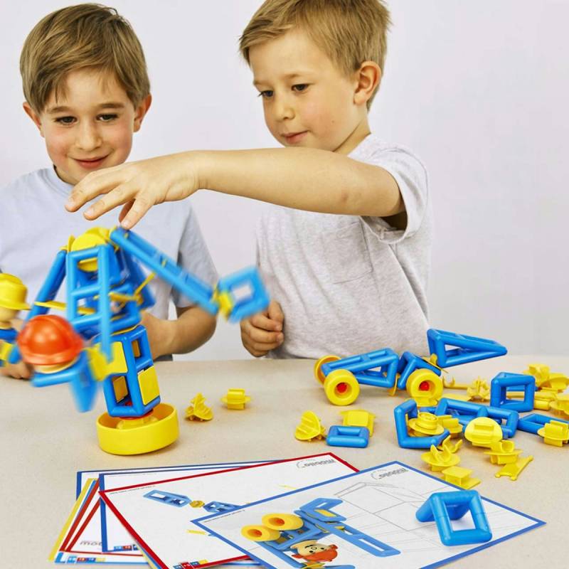 Öko Lernspielzeug ECO BUILDER mit 92 Bausteinen