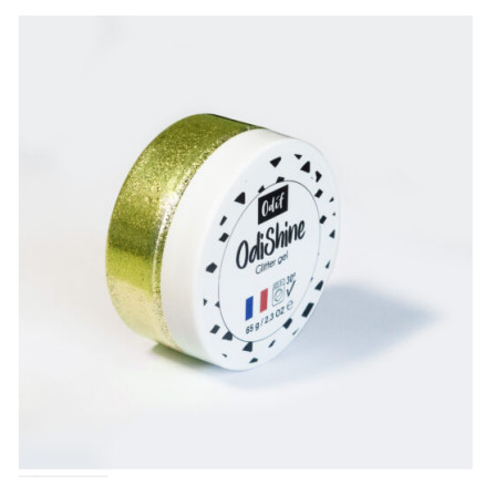 OdiShine Glitter Gel 65g Green Gold von Odishine