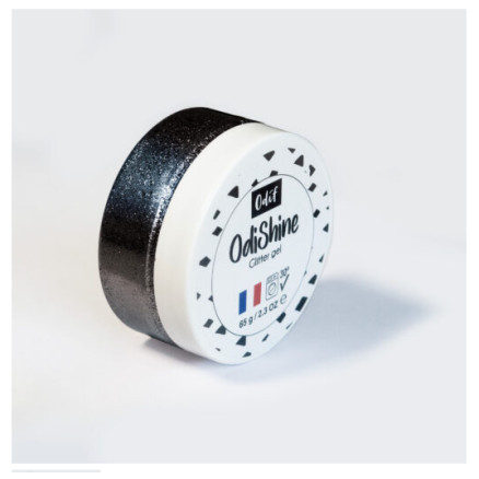 OdiShine Glitter Gel 65g Onyx von Odishine