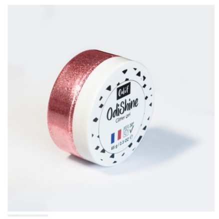 OdiShine Glitter Gel 65g Pink Agate von Odishine