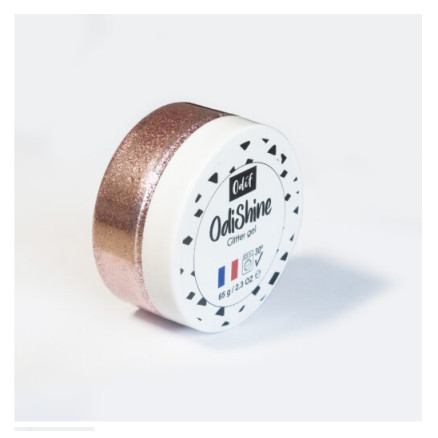 OdiShine Glitter Gel 65g Rose Gold von Odishine
