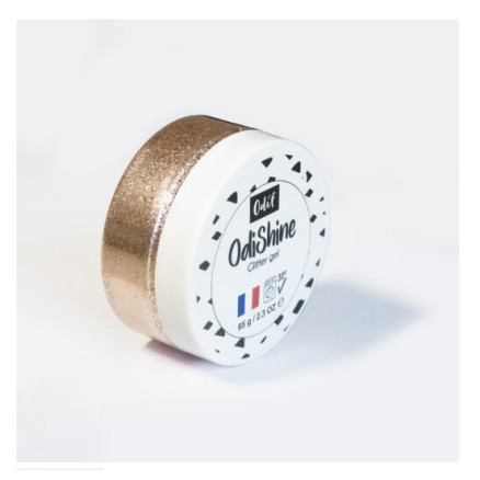 OdiShine Glitter Gel 65g Desert Rose von Odishine