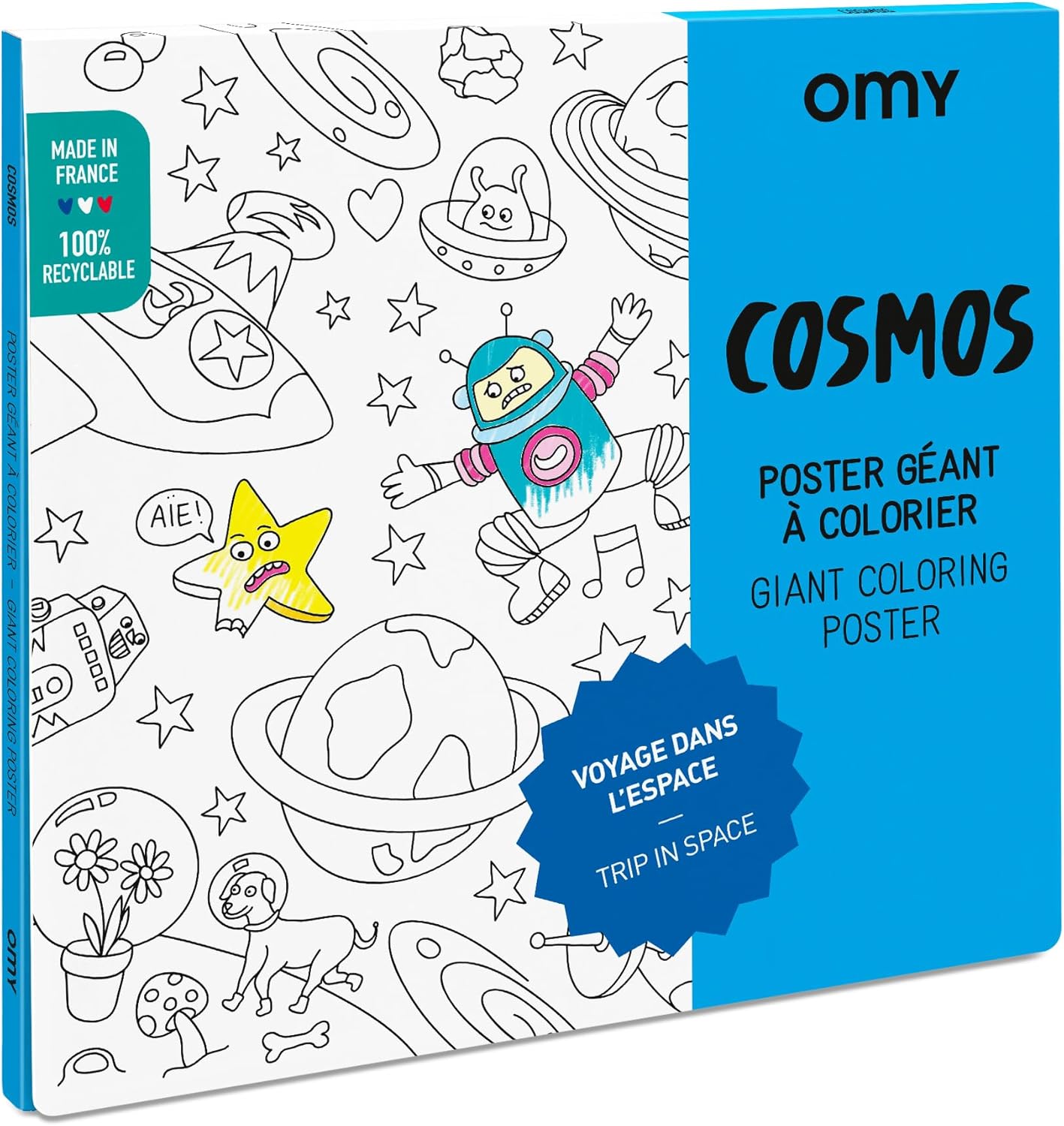 Omy - Poster z. Ausmalen Cosmos 70 x 100 cm