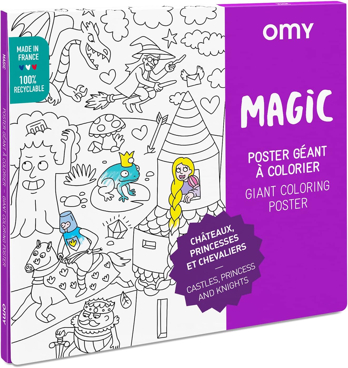Omy - Poster z. Ausmalen Magic 70 x 100 cm
