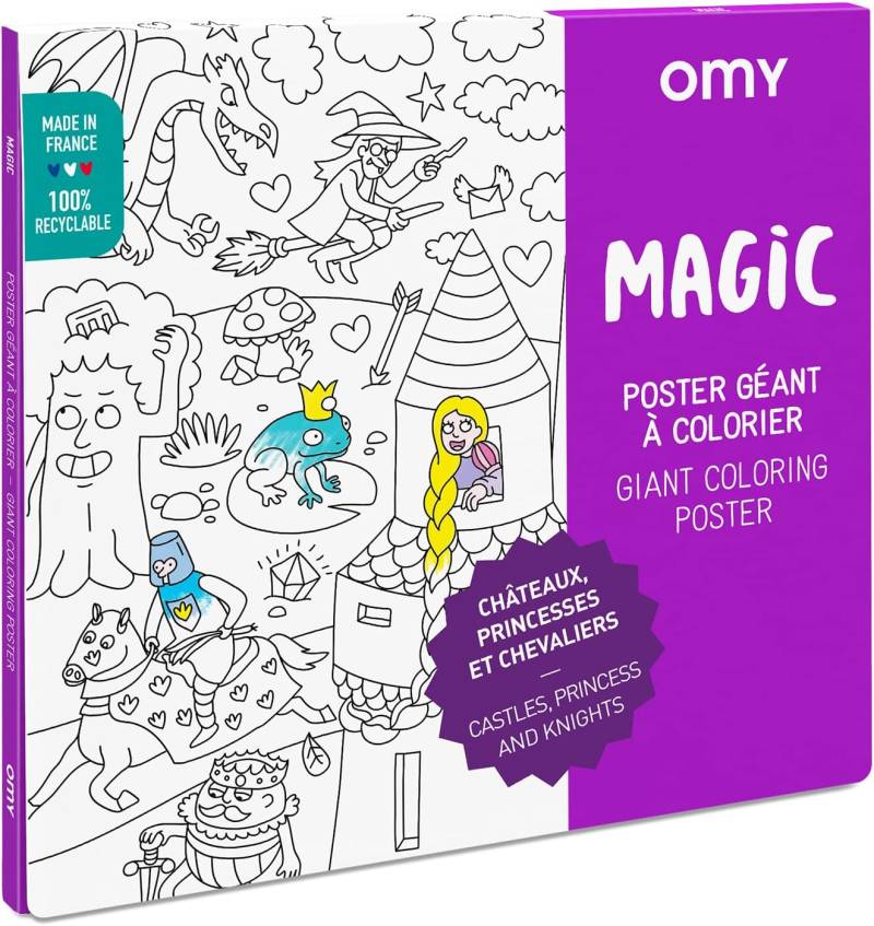 Omy - Poster z. Ausmalen Magic 70 x 100 cm