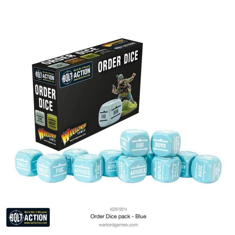 Orders Dice Pack - Blue Orders Dice Pack - Blue