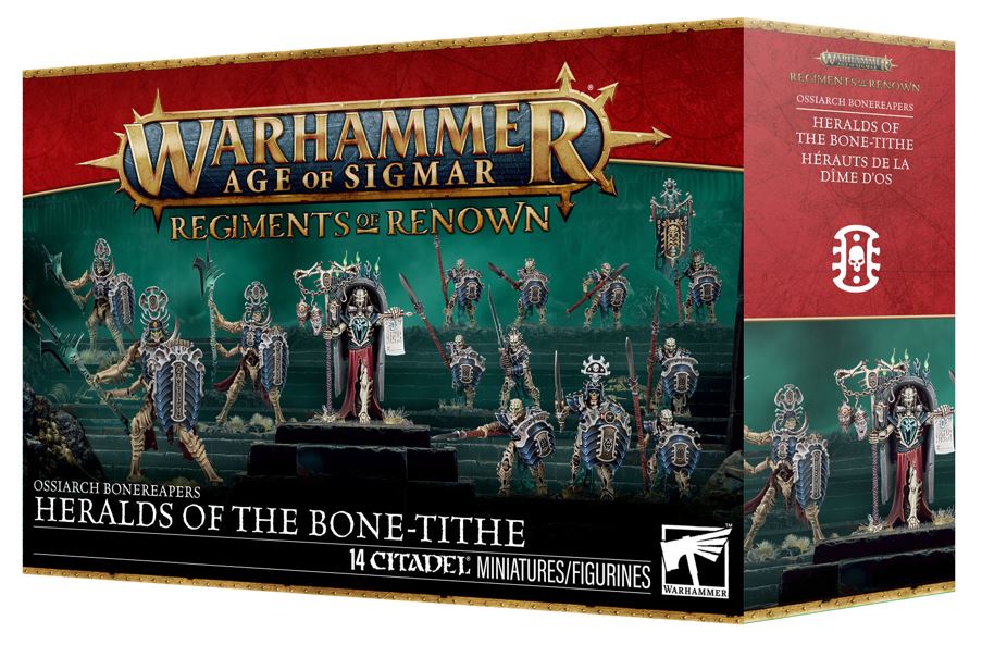 Ossiarch Bonereapers Heralds of the Bone-tithe Regiment of Renown Games Workshop